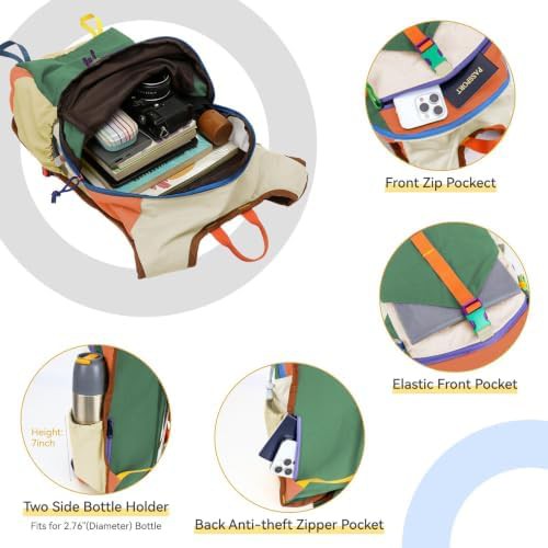 Travel hiking backpack 15l colorful — photo 4