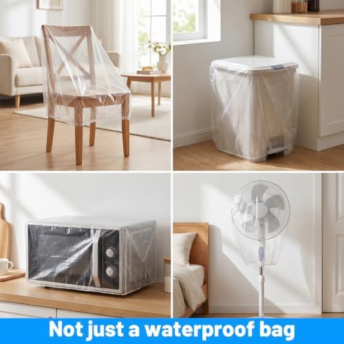 Transparent PE rain cover for 15L to 40L packs — photo 5
